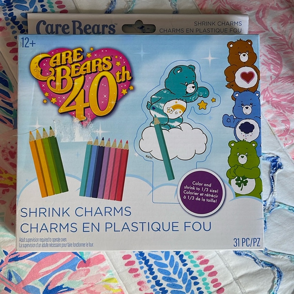 Care Bears 40th shrink charms new in package